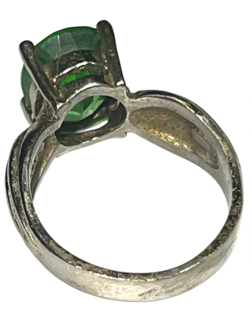 Mt St Helens Volcano Helenite Badavici Sterling Silver Ring HSN Size 5